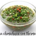 salsa chimichurri con bimby