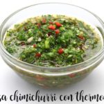 salsa chimichurri con bimby