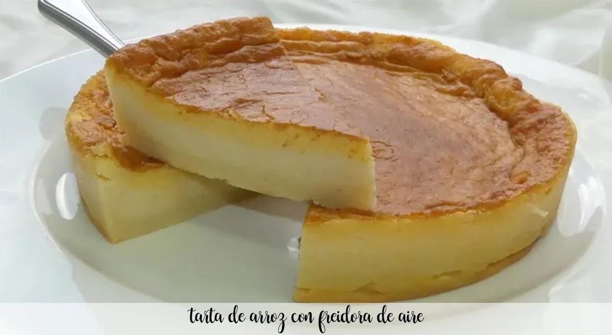 Torta di riso con friggitrice ad aria