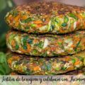 Tortitas de berenjena y calabac&iacute;n con Thermomix