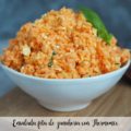 Ensalada feta de zanahoria con Thermomix