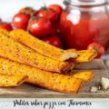 Palitos sabor pizza con Thermomix