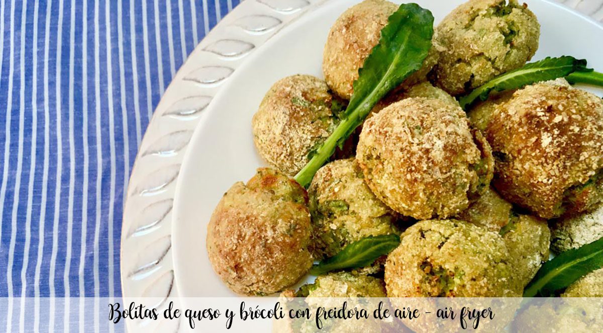 Polpette di formaggio broccoli con friggitrice ad aria ricette bimby