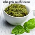 Salsa Pesto con thermomix