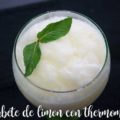 Sorbete de limón Thermomix