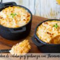Graten de calabaza y garbanzos con Thermomix