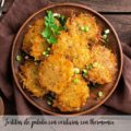 Tortitas de patata con verduras con thermomix