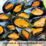 Mejillones al vapor con freidora de aire