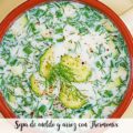 Sopa de eneldo y arroz con Thermomix