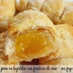 Rollitos de pi&ntilde;a en hojaldre con freidora de aire - air fryer