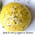 Risotto de romero y azafr&aacute;n con Thermomix