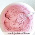 Crema de frambuesa con thermomix