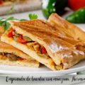 Empanada de bacalao con manzana Thermomix