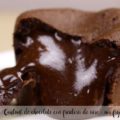 Coulant de chocolate con freidora de aire - air fryer