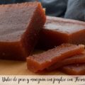 Dulce de pera y manzana con jengibre con Thermomix