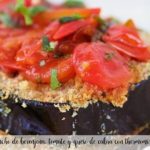 pincho de berenjena, tomate y queso de cabra con thermomix