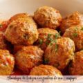 Alb&oacute;ndigas de lentejas con freidora de aire - airfryer