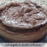tarta Karpatka de chocolate con thermomix