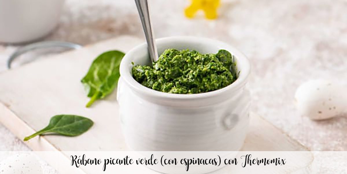 Rafano verde (con spinaci) con Bimby
