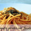 Espaguetis picantes Thermomix