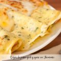 Crepes de jamon york y queso con Thermomix