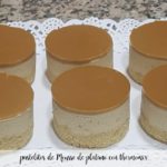 pastelitos de Mousse de platano con thermomix