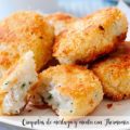 Croquetas de merluza y menta con Thermomix