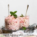 crujiente de fresas y galleta con thermomix