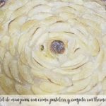 pastel de manzanas con crema pastelera y compota con thermomix