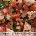 Salpicón de huevas de merluza con thermomix