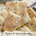 Crackers de queso con thermomix