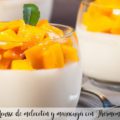 Mousse de melocotón y maracuyá con Thermomix