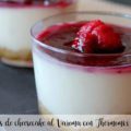 Vasitos de cheesecake al Varoma con Thermomix