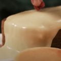 Tarta de zanahoria con cobertura de queso