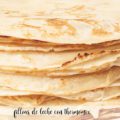 Filloas de leche con thermomix