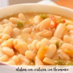 alubias con verduras con thermomix