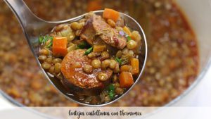 Lenticchie castigliane con Bimby