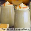 Mousse extra r&aacute;pida de naranja con thermomix
