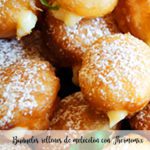Bu&ntilde;uelos rellenos de melocot&oacute;n con Thermomix