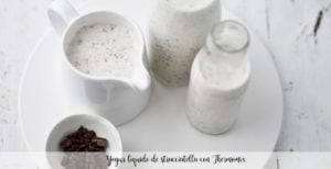 Yogurt liquido alla stracciatella con Bimby