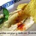 Hummus con yogur y menta con Thermomix