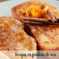 Torrijas con freidora de aire