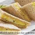 Sándwich de ensalada de huevo duro con thermomix
