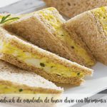 S&aacute;ndwich de ensalada de huevo duro con thermomix