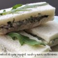 S&aacute;ndwich de queso roquefort, rucula y nueces con thermomix