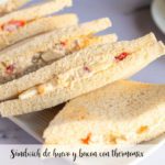 S&aacute;ndwich de huevo y bacon con thermomix