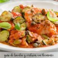 Guiso de bacalao y verduras con Thermomix