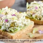 S&aacute;ndwich de ensaladilla de at&uacute;n pimiento y cebolla con thermomix