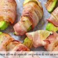 Bacon relleno de aguacate con freidora de aire sin aceite