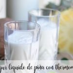 yogur liquido de pi&ntilde;a con thermomix